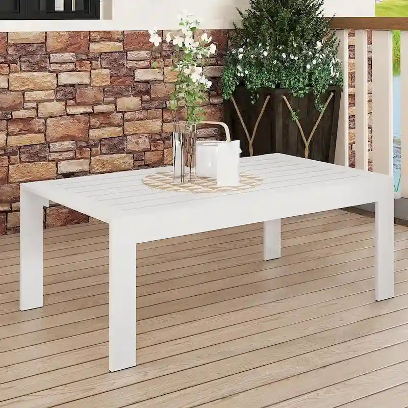 All-Weather Aluminum Outdoor Coffee Table