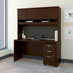 Series C 60W Desk with Hutch and Drawers by