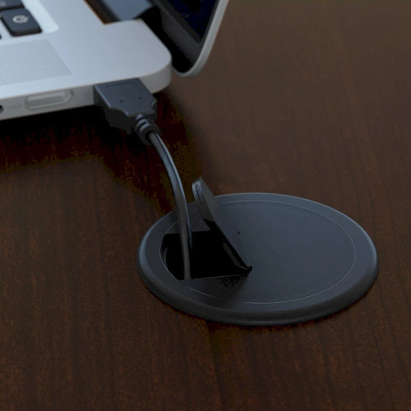 Series C 60W Desk with Hutch and Drawers by