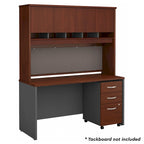 Series C 60W Desk with Hutch and Drawers by
