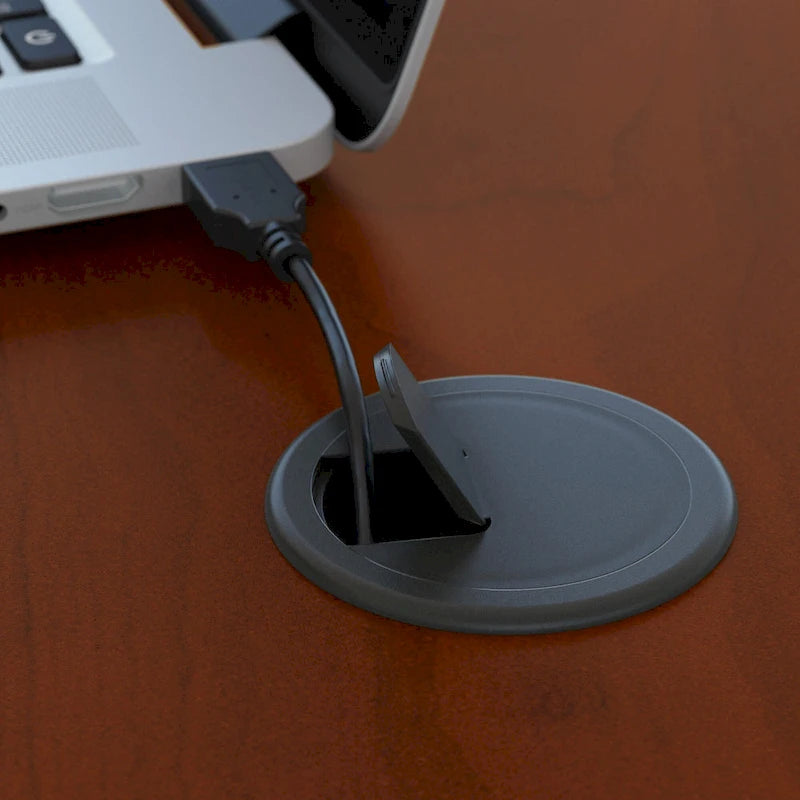 Series C 60W Desk with Hutch and Drawers by