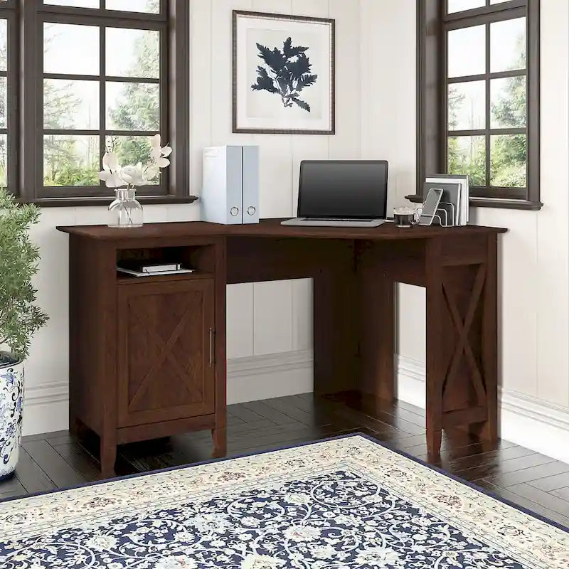  Key West 54W Corner Computer Desk with Storage