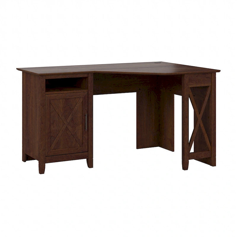 Key West 54W Corner Computer Desk with Storage