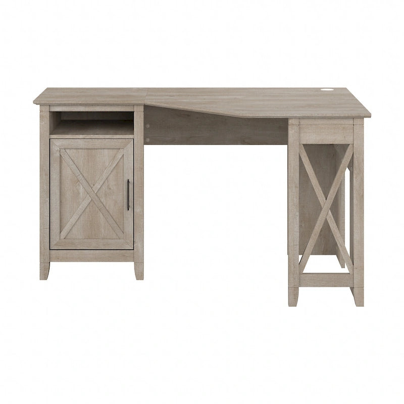 Key West 54W Corner Computer Desk with Storage
