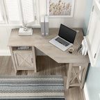 Key West 54W Corner Computer Desk with Storage