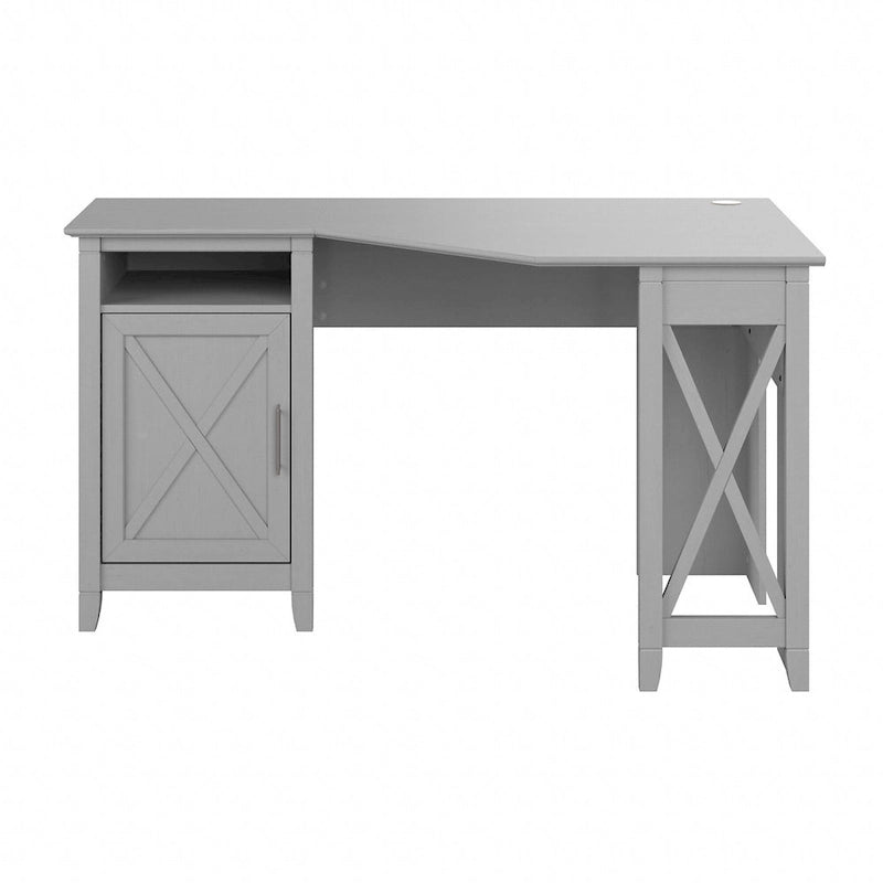 Key West 54W Corner Computer Desk with Storage