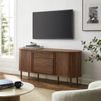 Harlan 67Fluted Oval Sideboard Cabinet