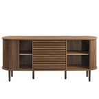 Harlan 67Fluted Oval Sideboard Cabinet