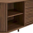 Harlan 67Fluted Oval Sideboard Cabinet