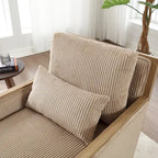 Camel 26.77Swivel Barrel Chair with Hardwood Frame