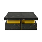 43.3Modern Square Storage Coffee Table with 4 Drawers for Living Room