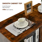 Costway File Cabinet Mobile al Printer Stand with Storage Shelves