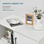 Costway File Cabinet Mobile al Printer Stand with Storage Shelves