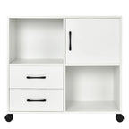 Costway File Cabinet Mobile al Printer Stand with Storage Shelves