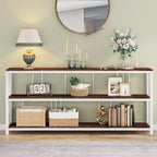 3 Tiers Console Sofa Table, 70Entryway Hallway Table for Living Room