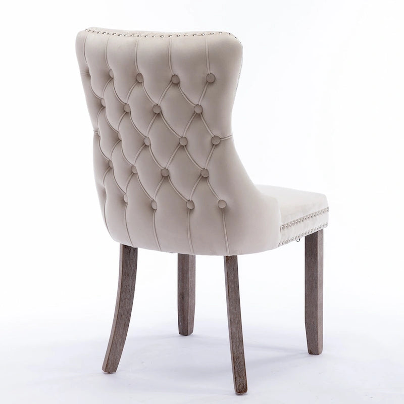 Upholstered Wing-Back Dining Chair