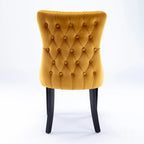 Upholstered Wing-Back Dining Chair