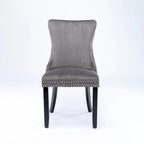 Upholstered Wing-Back Dining Chair