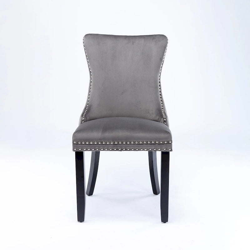 Upholstered Wing-Back Dining Chair
