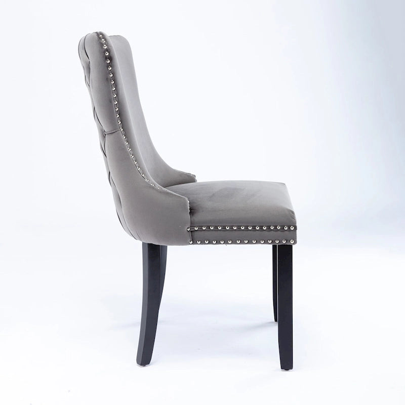 Upholstered Wing-Back Dining Chair
