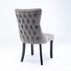 Upholstered Wing-Back Dining Chair