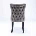 Upholstered Wing-Back Dining Chair