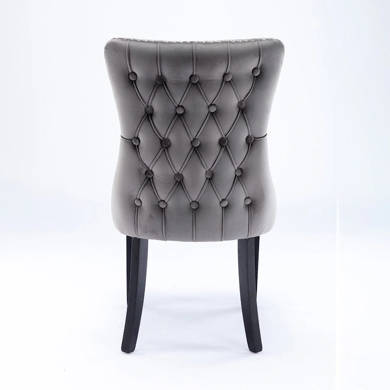 Upholstered Wing-Back Dining Chair