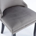 Upholstered Wing-Back Dining Chair