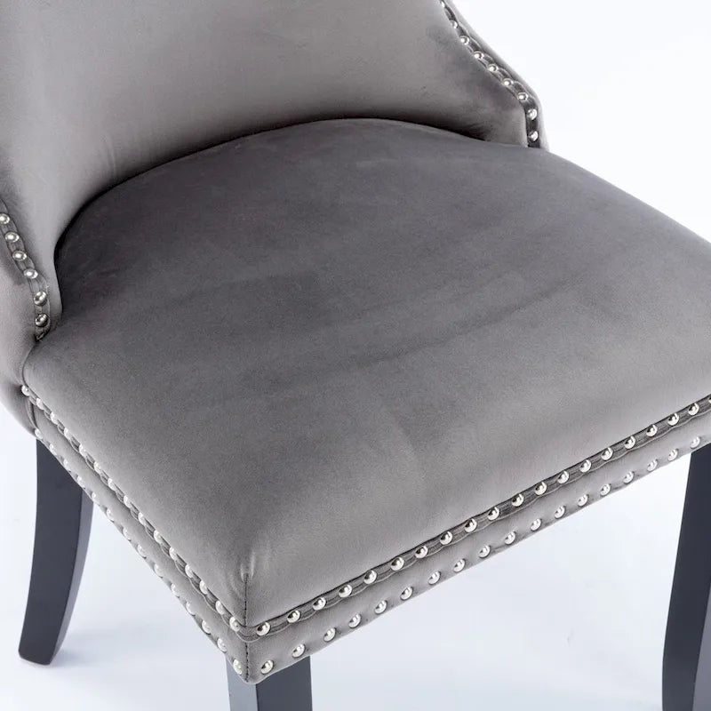 Upholstered Wing-Back Dining Chair