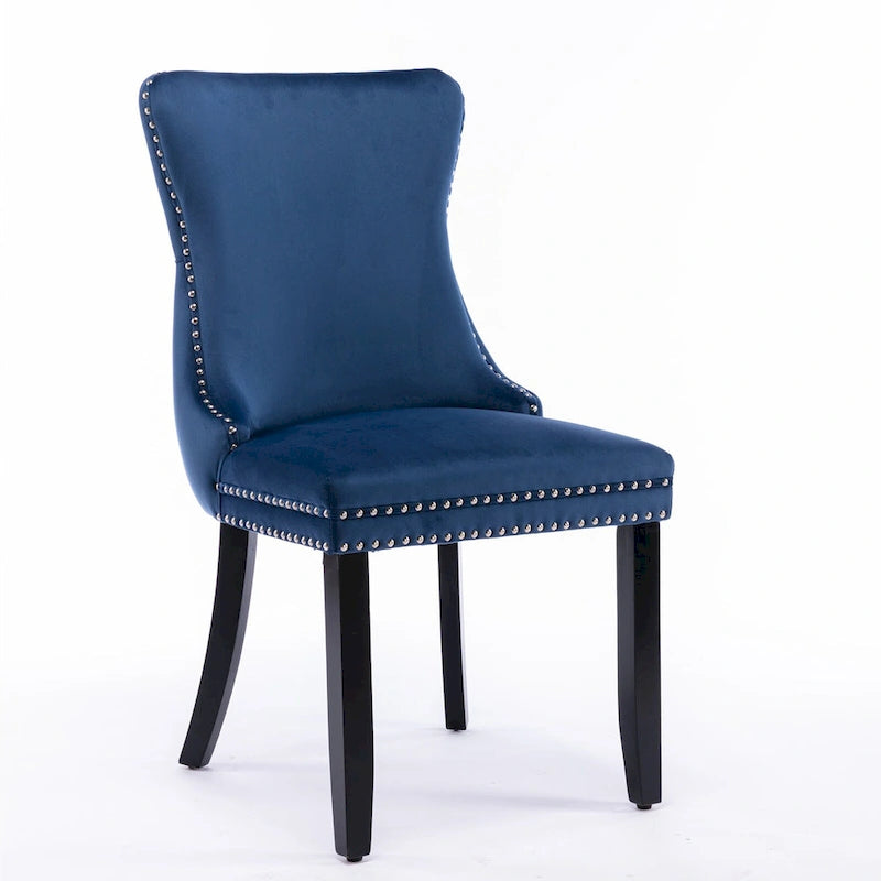 Upholstered Wing-Back Dining Chair