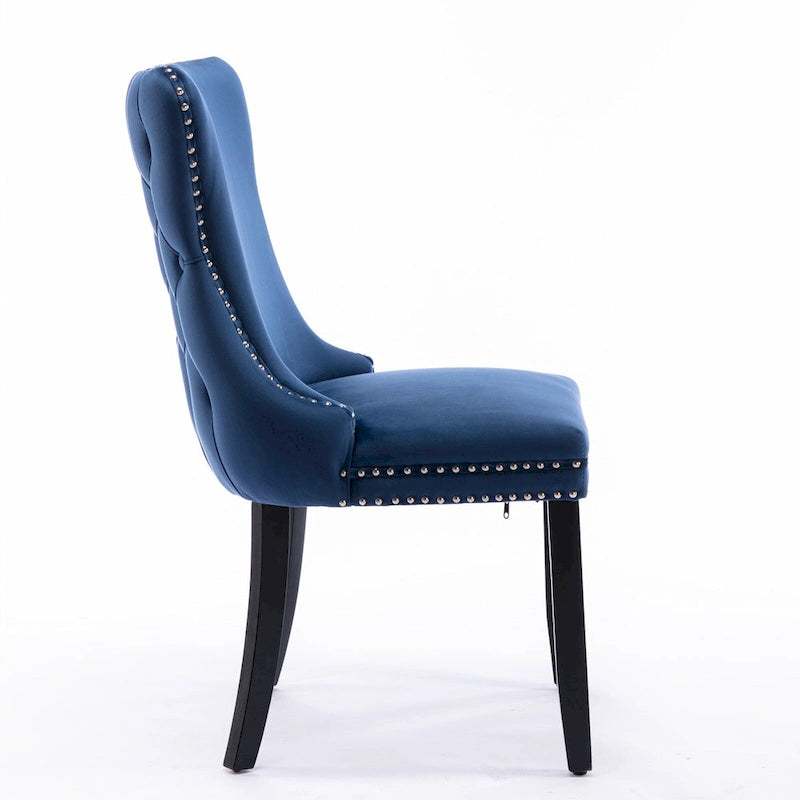 Upholstered Wing-Back Dining Chair