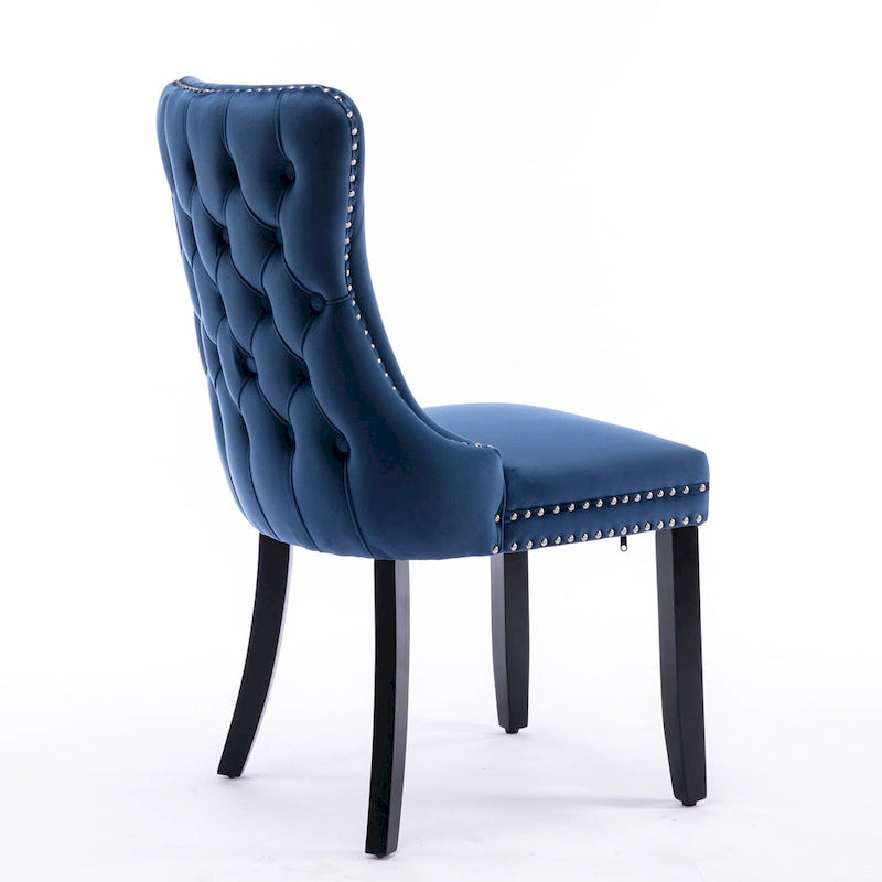 Upholstered Wing-Back Dining Chair