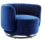 Embrace Tufted Performance Velvet Performance Velvet Swivel Chair