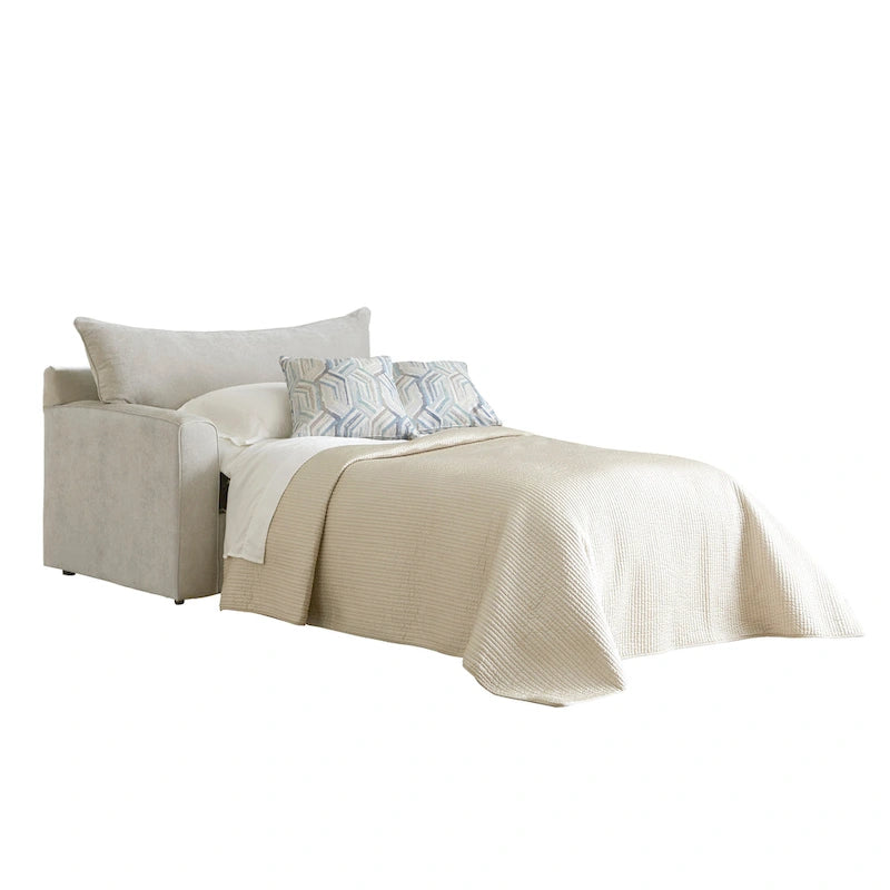 Capri Grey Sofa Bed with Gel Memory Foam Mattress