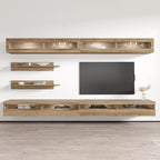 Fly I2 35TV Wall-mounted Floating Modern Entertainment Center Set