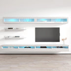 Fly I2 35TV Wall-mounted Floating Modern Entertainment Center Set