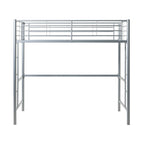 Middlebrook Abner Silver Metal Deluxe Twin Loft Bed