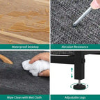 5-drawers Furniture Storage Chest Grey Dresser Organizer