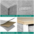 5-drawers Furniture Storage Chest Grey Dresser Organizer