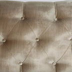 Vynn Transitional Solid Wood Padded Loveseat by