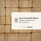 Scandinavian Twin Size Bed with Slatted Headboard