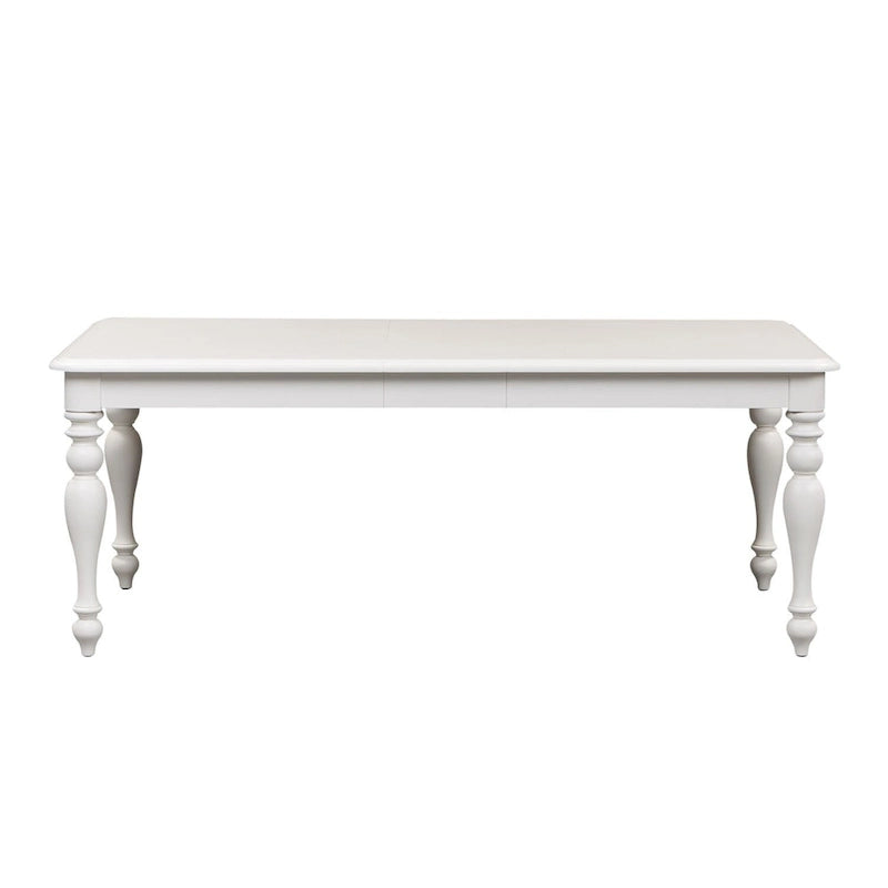 Oyster White Rectangular Leg Table