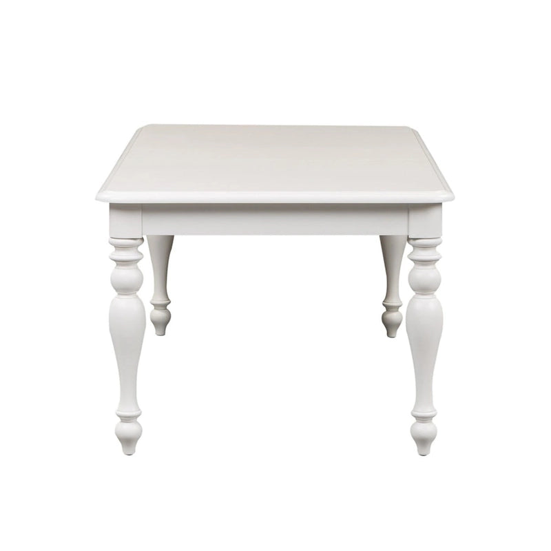 Oyster White Rectangular Leg Table