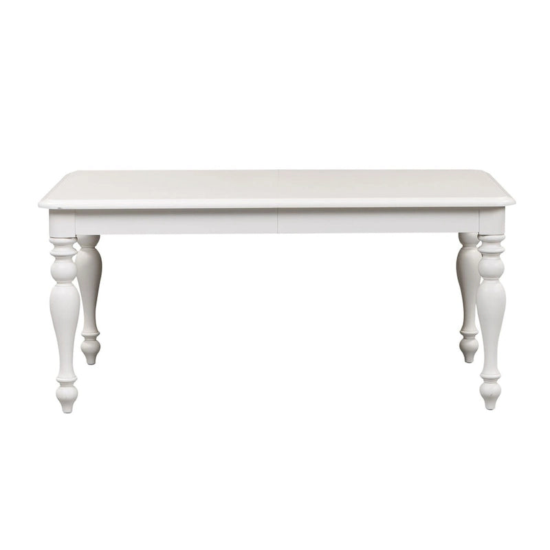 Oyster White Rectangular Leg Table