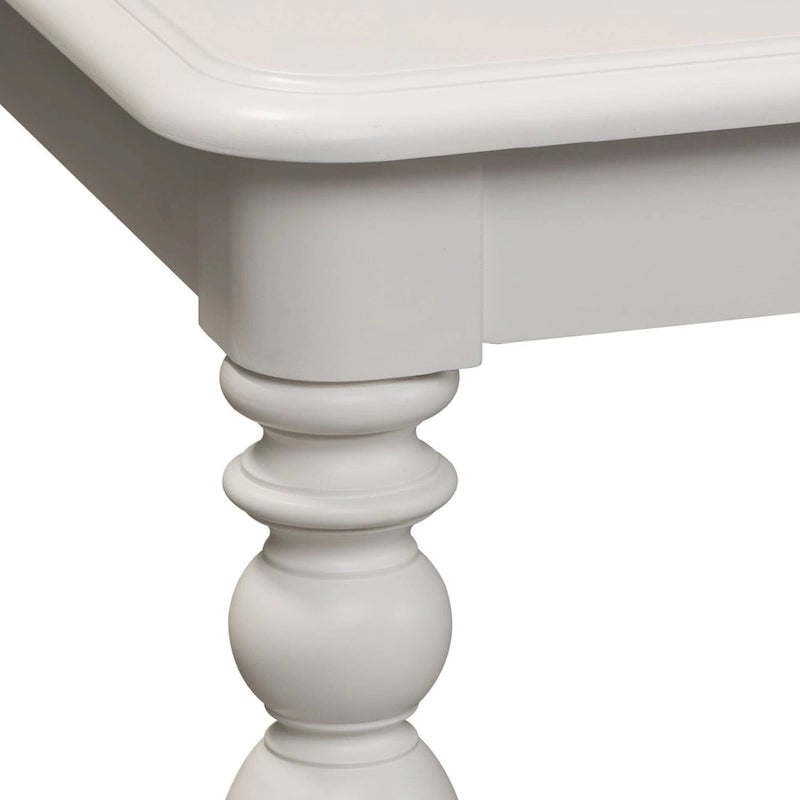 Oyster White Rectangular Leg Table