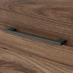 Olvyn Natural Walnut and Charcoal 2-Drawer Nightstand