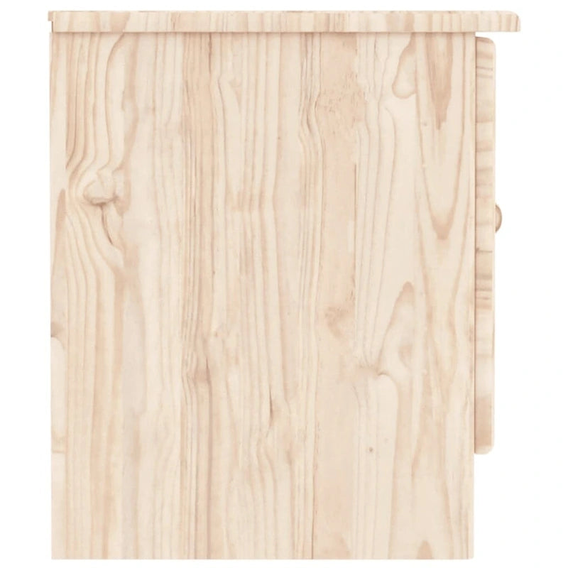 vidaXL TV Stand ALTA 44.1x13.8x16.1Solid Wood Pine - 44.1x 13.8x 16.1