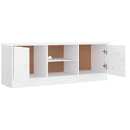 vidaXL TV Stand ALTA 44.1x13.8x16.1Solid Wood Pine - 44.1x 13.8x 16.1