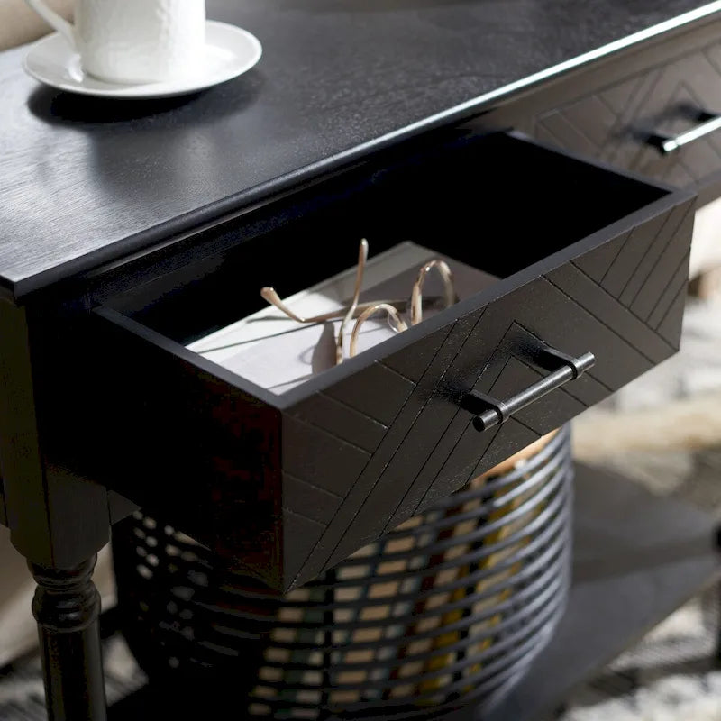 SAFAVIEH Eryka 2-Drawer Console Table - 35.5W x 13L x 29.5H - 36Wx13Dx30H