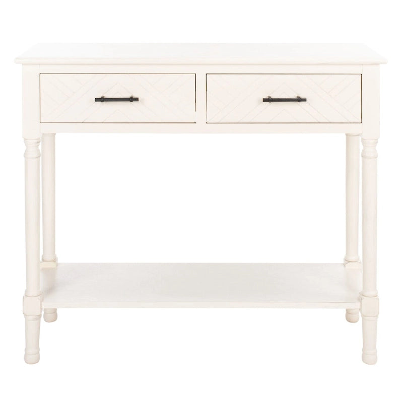SAFAVIEH Eryka 2-Drawer Console Table - 35.5W x 13L x 29.5H - 36Wx13Dx30H